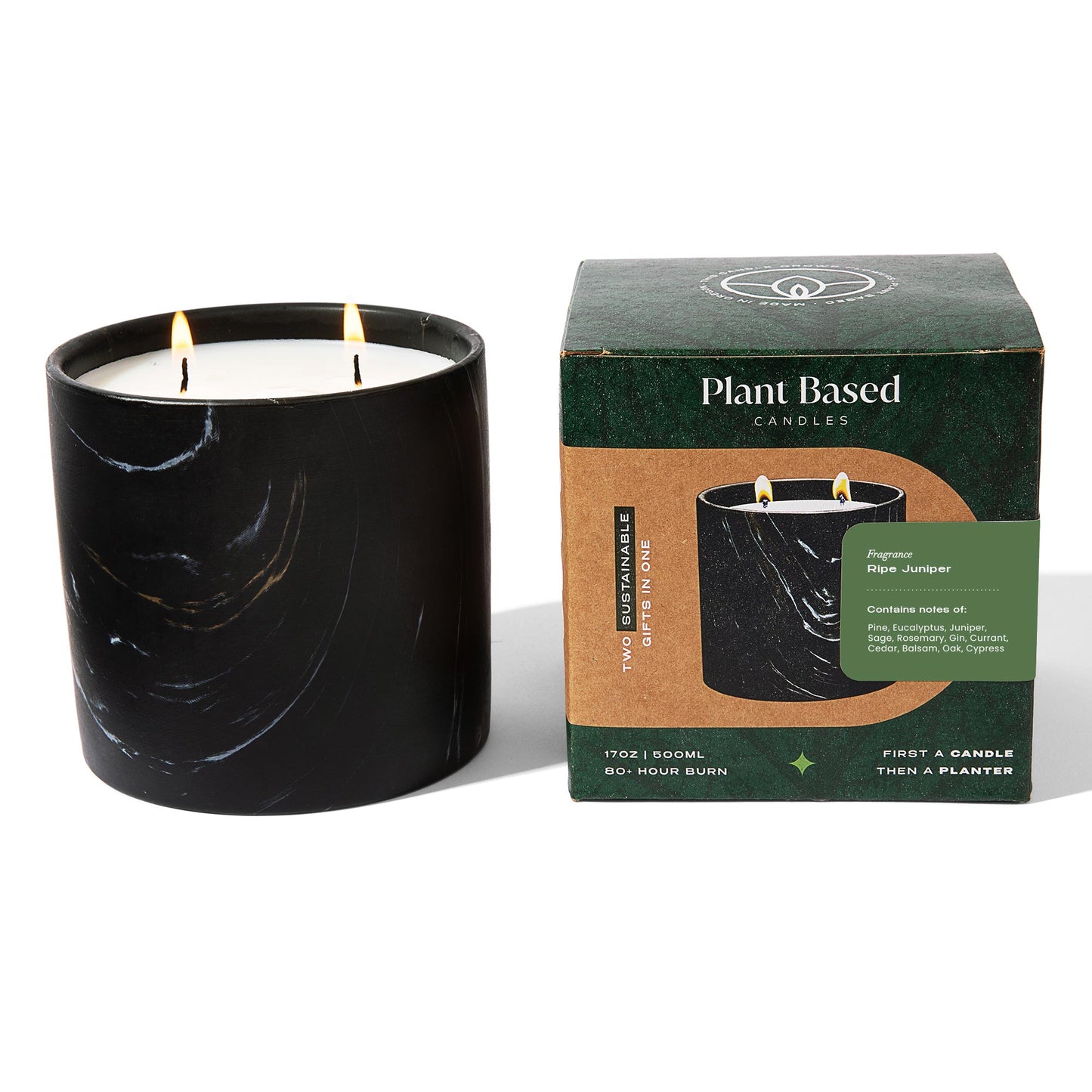 BLACK MARQUINA CANDLE | VEGAN COCONUT WAX | 17 OZ