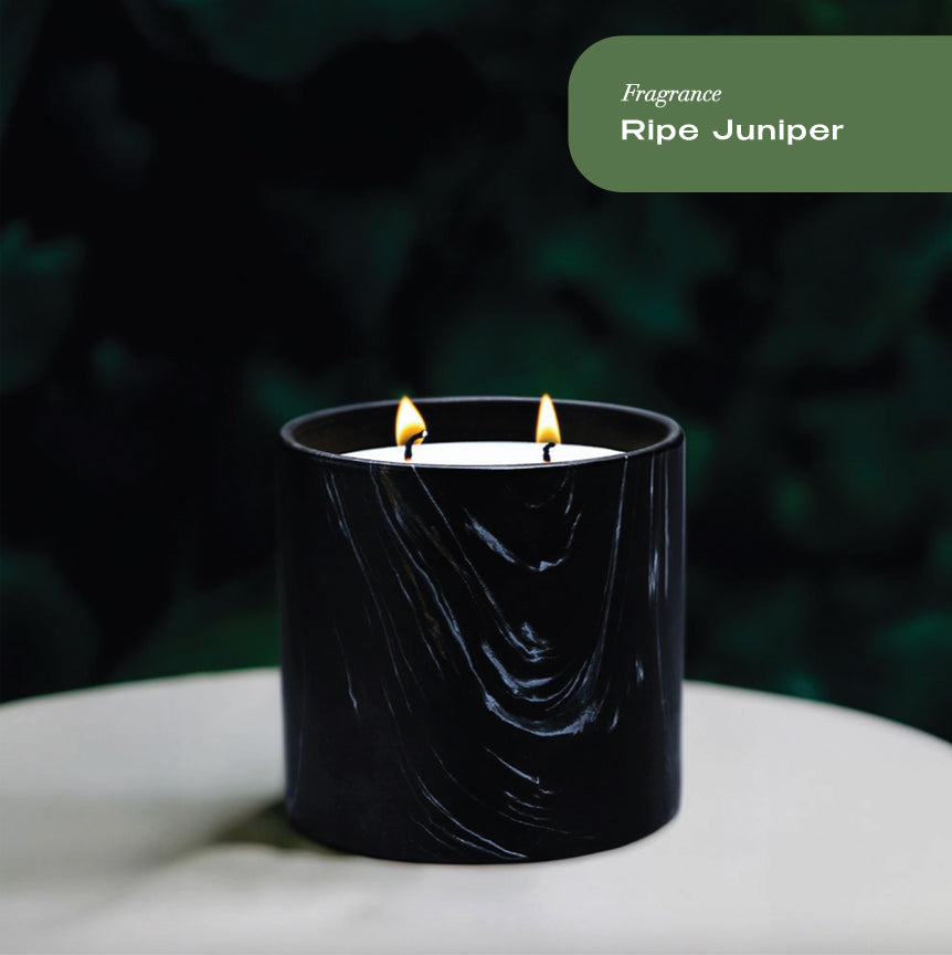 BLACK MARQUINA CANDLE | VEGAN COCONUT WAX | 17 OZ