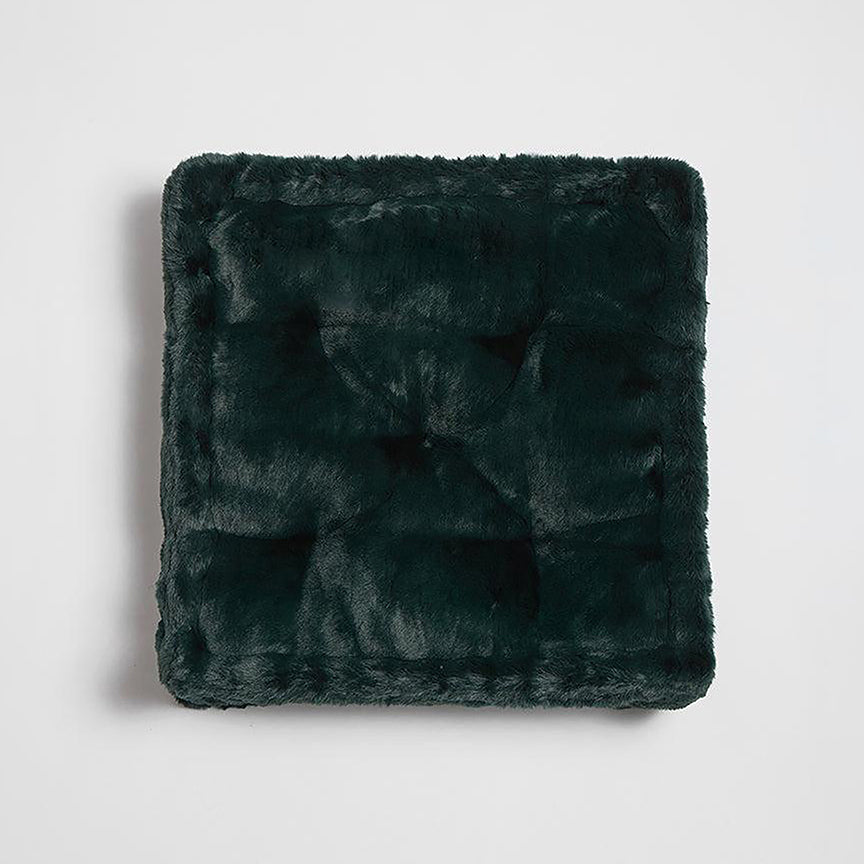 CLAUDIA FLOOR PILLOW | VEGAN FAUX FUR