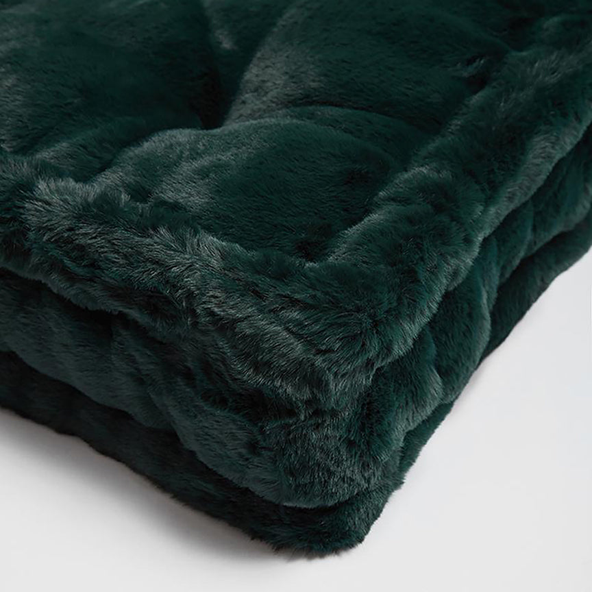 CLAUDIA FLOOR PILLOW | VEGAN FAUX FUR