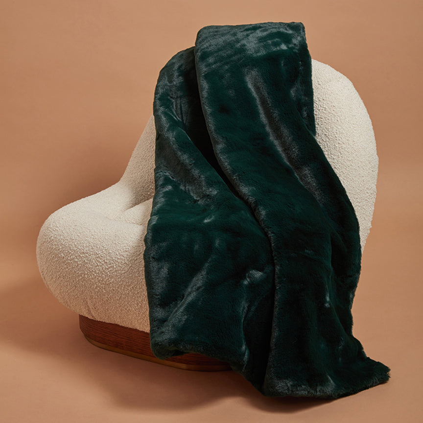 SHILOH THROW BLANKET | VEGAN FAUX FUR