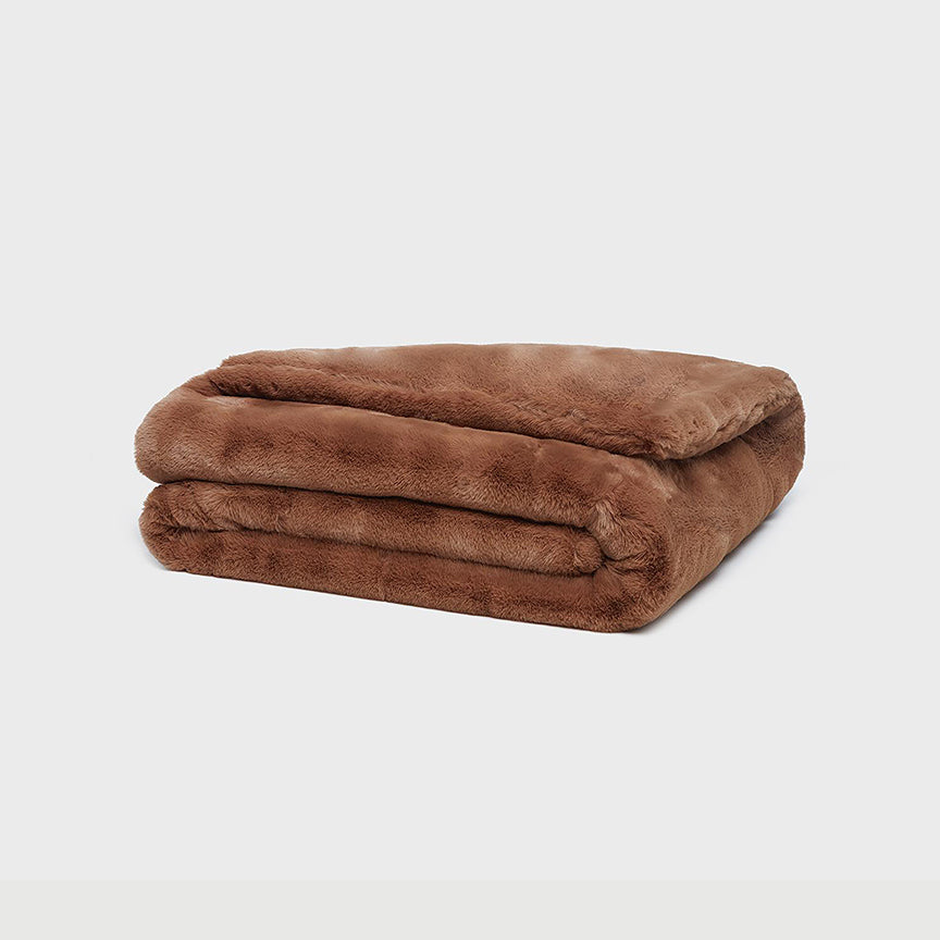 SHILOH THROW BLANKET | VEGAN FAUX FUR