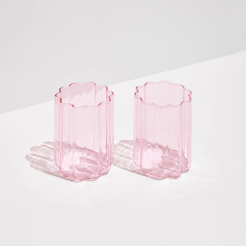 WAVE GLASSES | SET OF TWO