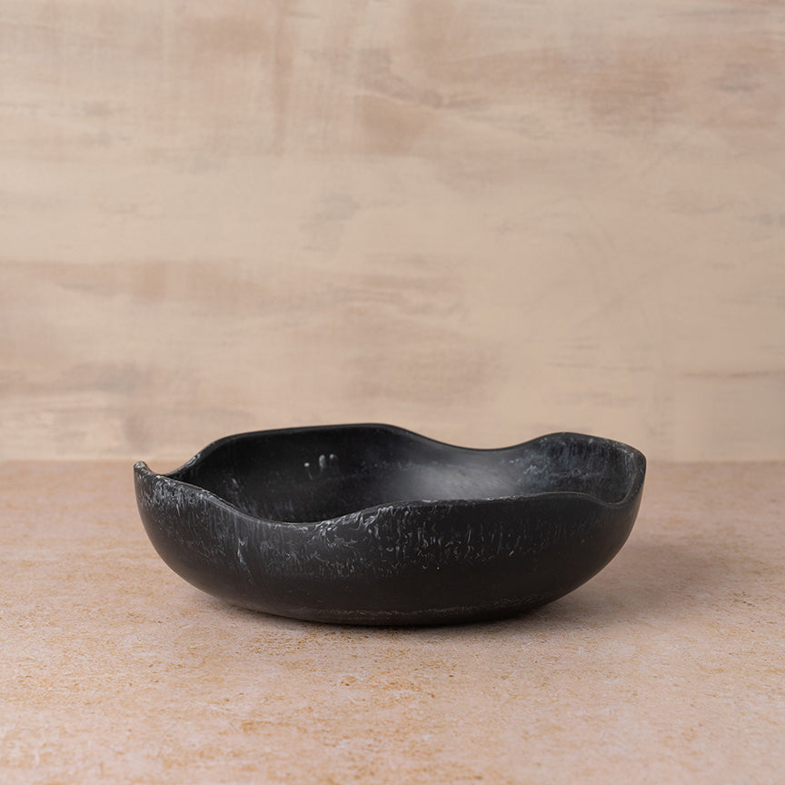 FLOW RESIN SALAD BOWL | SMALL