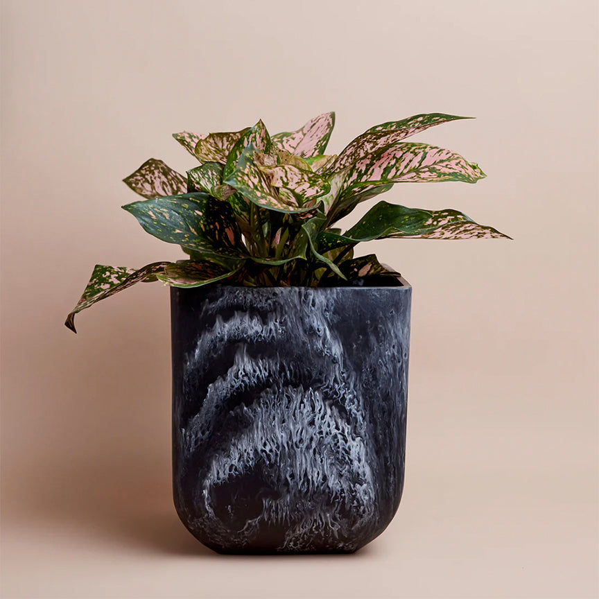 FLOW RESIN WASTE BIN | PLANTER