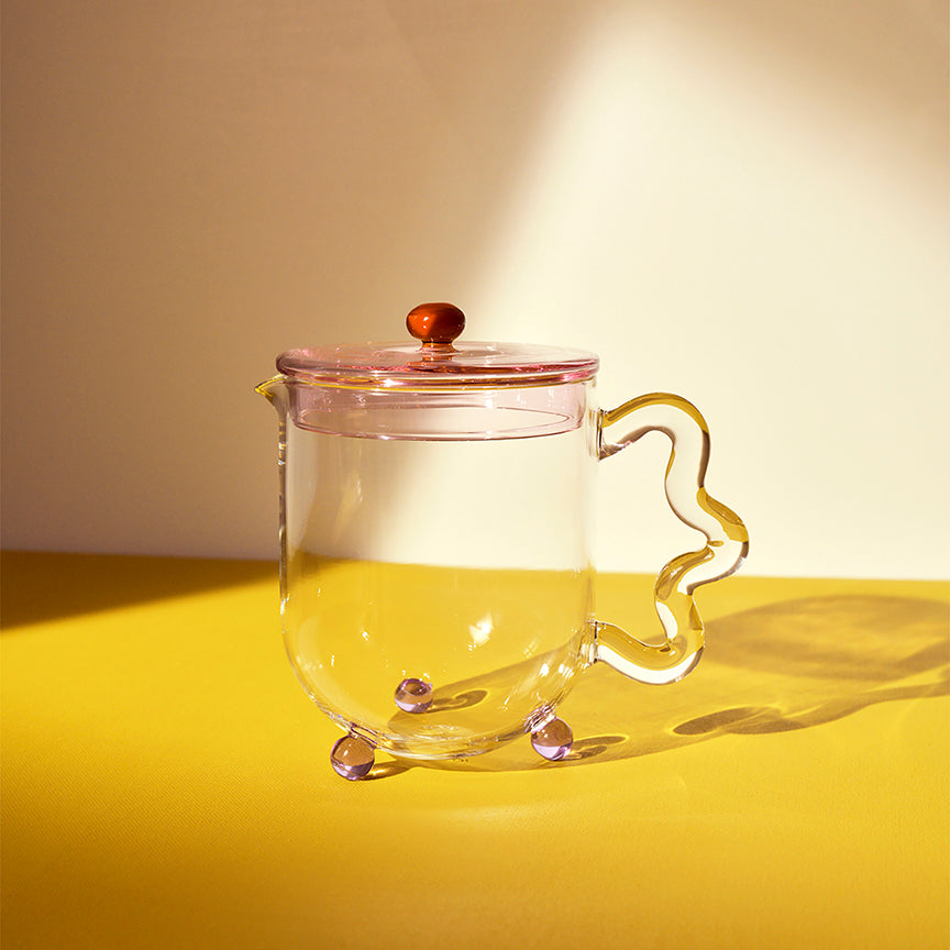 BLOOM GLASS TEAPOT