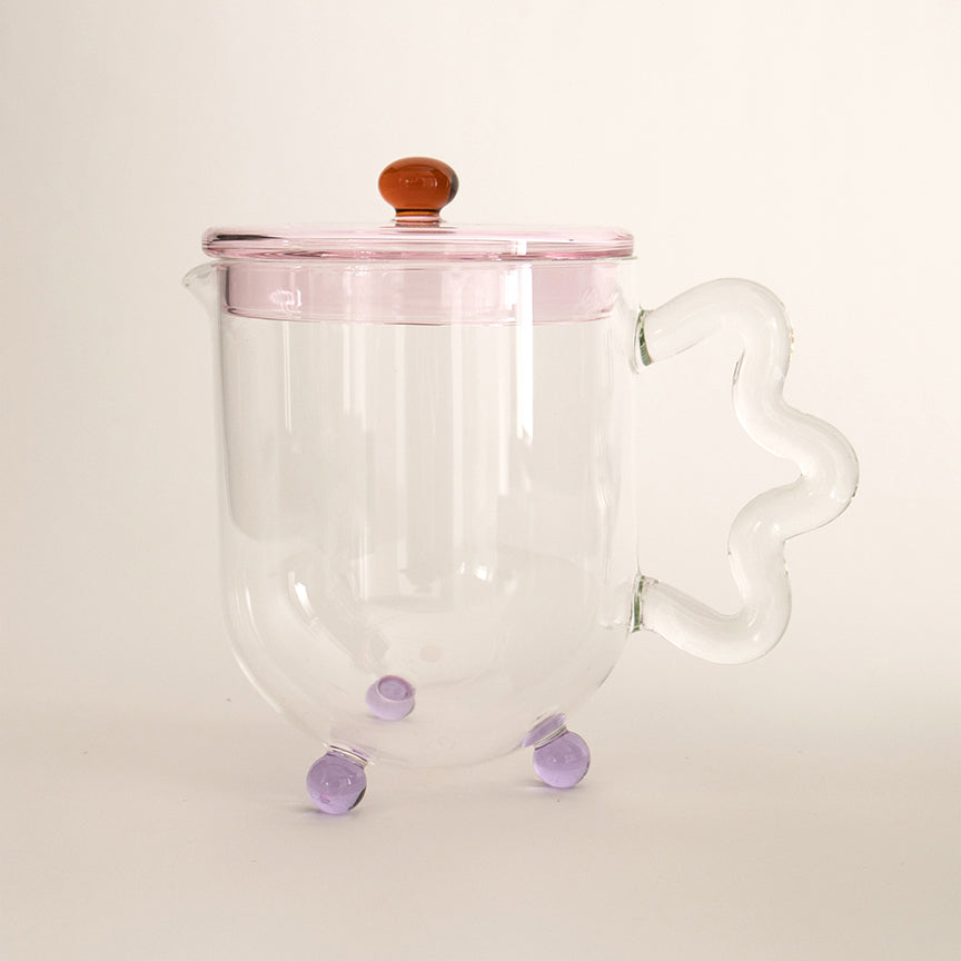 BLOOM GLASS TEAPOT