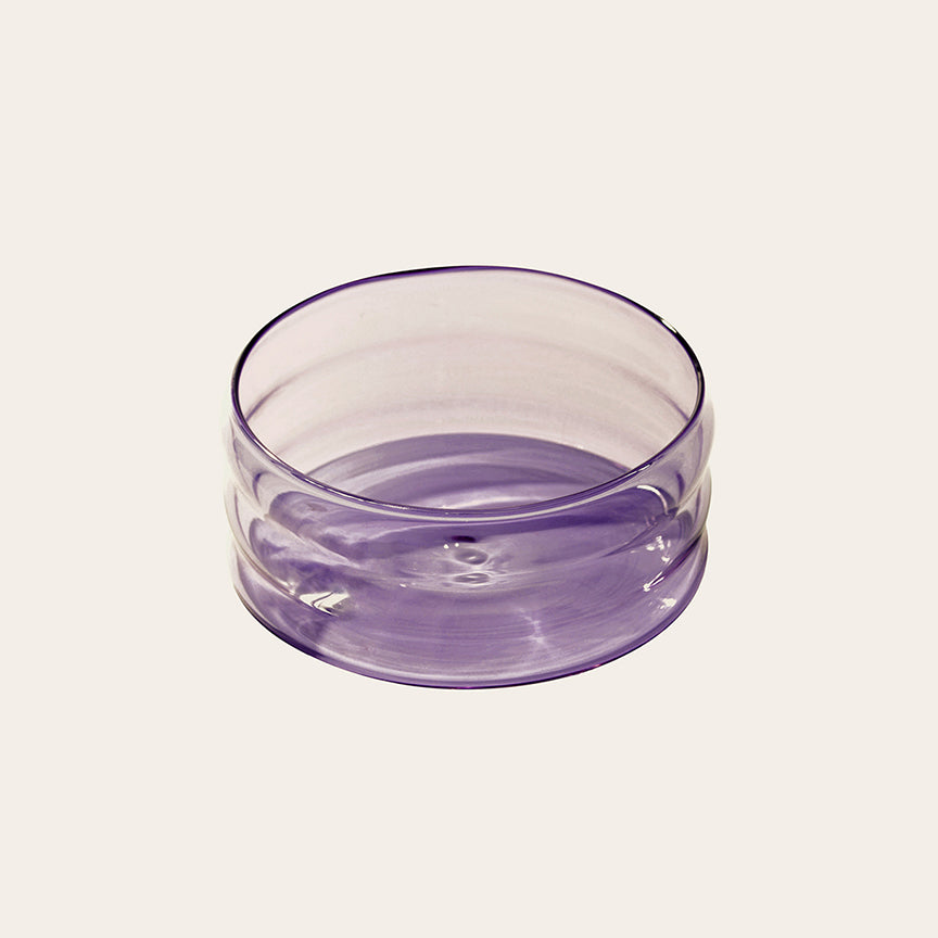 RIPPLE GLASS BOWL | SMALL