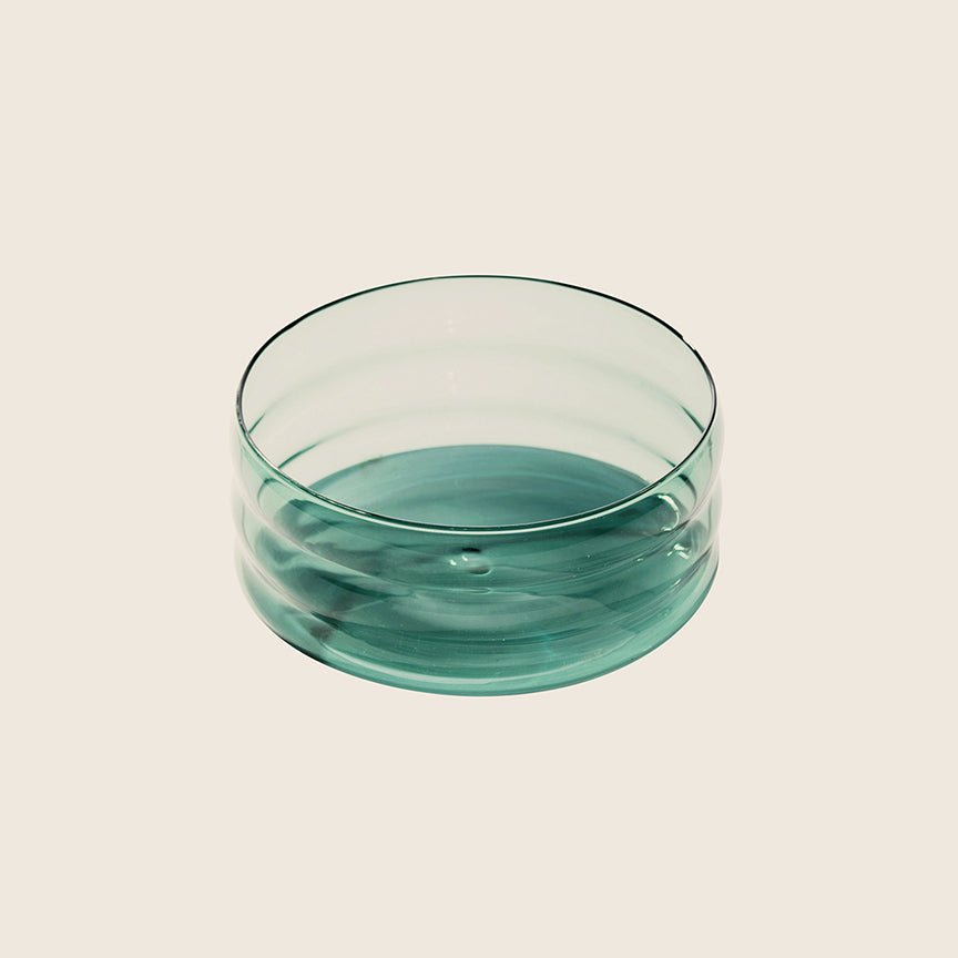 RIPPLE GLASS BOWL | SMALL