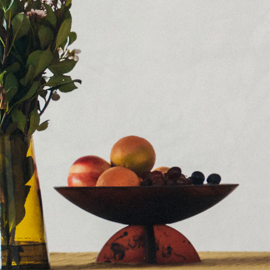 FLOW RESIN FRUIT BOWL