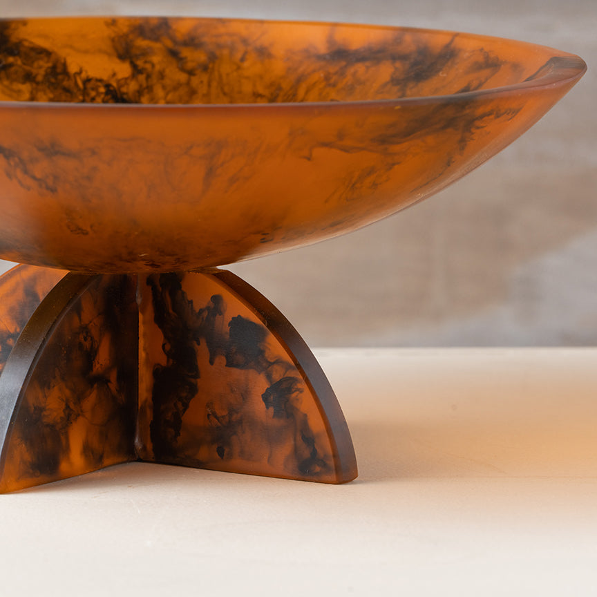 FLOW RESIN FRUIT BOWL