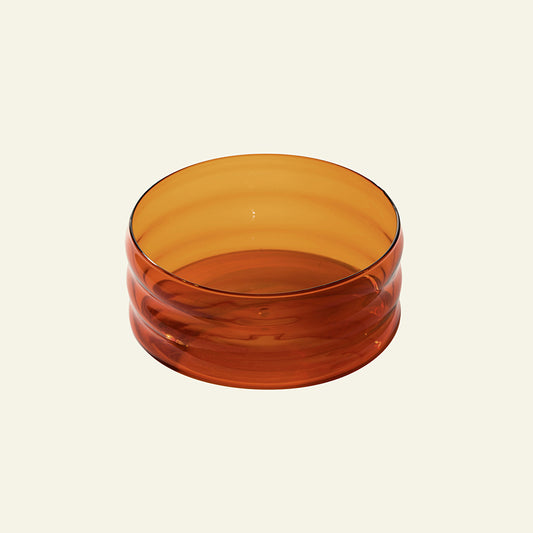 RIPPLE GLASS BOWL | SMALL