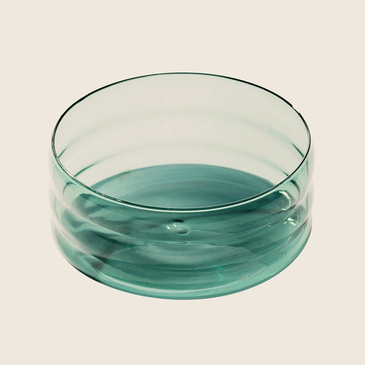 RIPPLE GLASS BOWL | SMALL